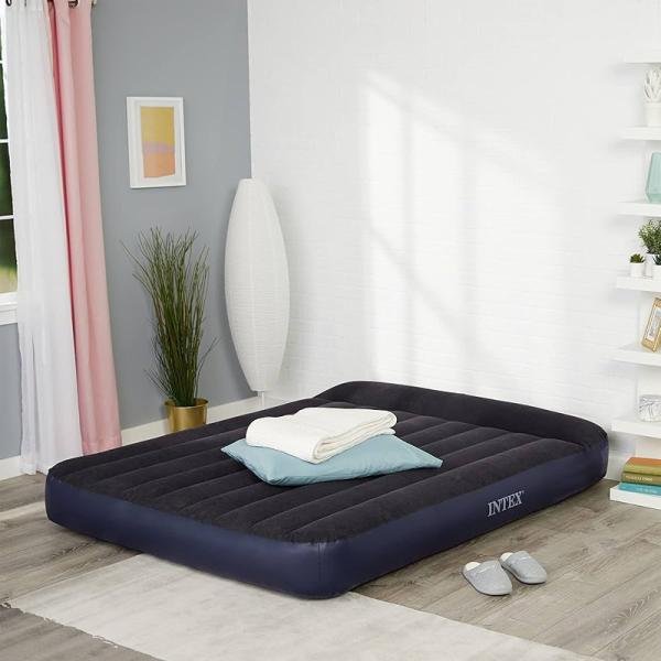 INTEX DURABEAM FULL PILLOW REST CLASSIC AIRBED W/ E.PUMP(137X191X25) 64148