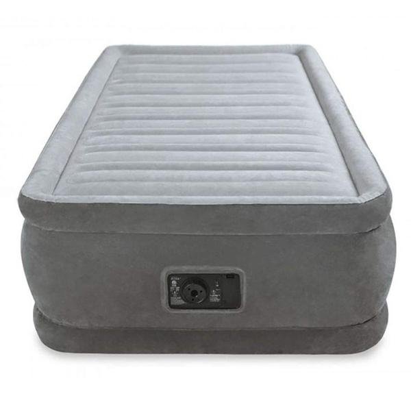 INTEX TWIN COMFORT PLUSH AIRBED W/E.PUMP(99x191x46) 64412
