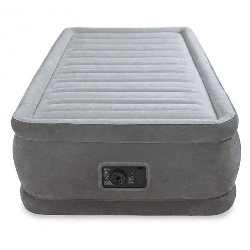 INTEX TWIN COMFORT PLUSH AIRBED W/E.PUMP(99x191x46) 64412