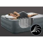 INTEX DURABEAM QUEEN COMFORT PLUSH AIRBED W/E.PUMP(152x203x46) 64414