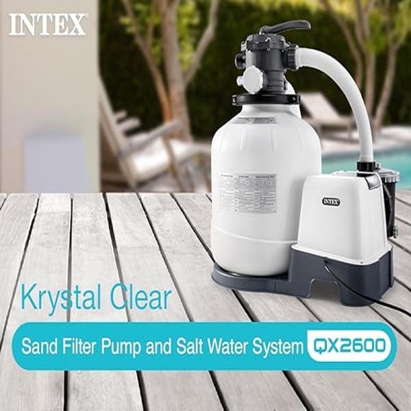 INTEX QX2600 SAND FILTER PUMP & SALTWATER SYSTEM (220V) - 26680