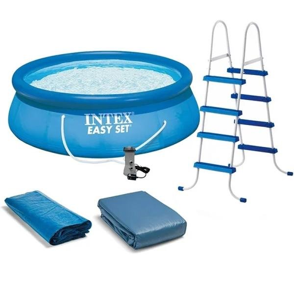 INTEX EASY SET® POOL SET (w/220-240V Filter Pump), Ages 6+ - 28158