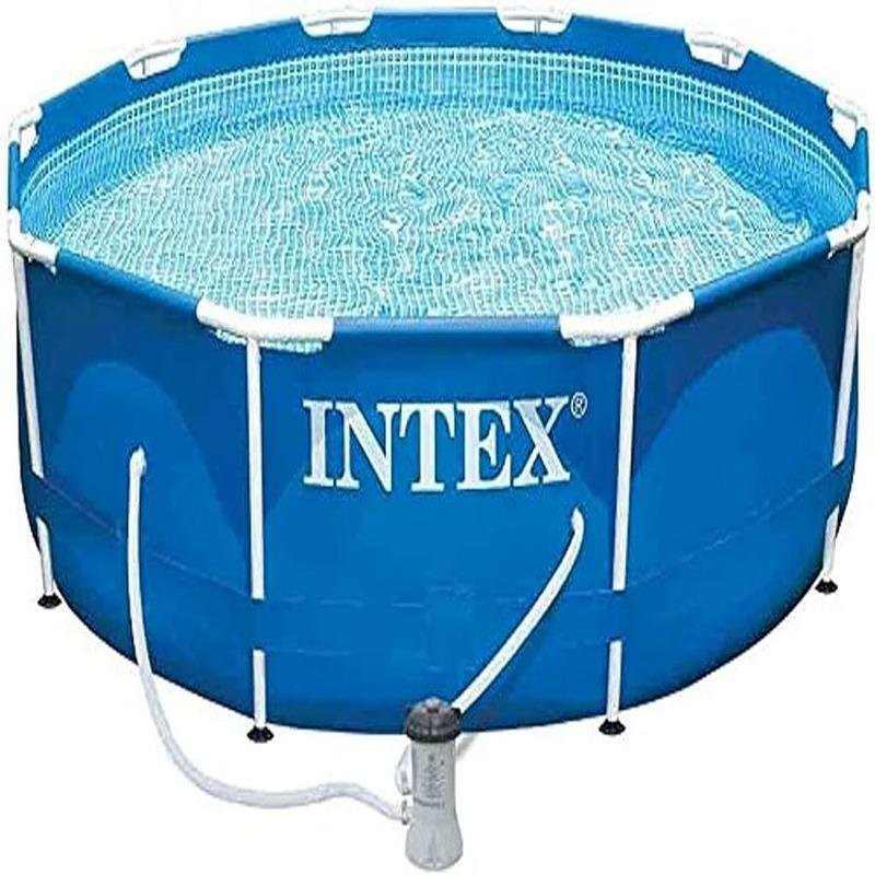 INTEX METAL FRAMETM POOL SET (w/220-240V Filter Pump), Ages 6+ - 28202
