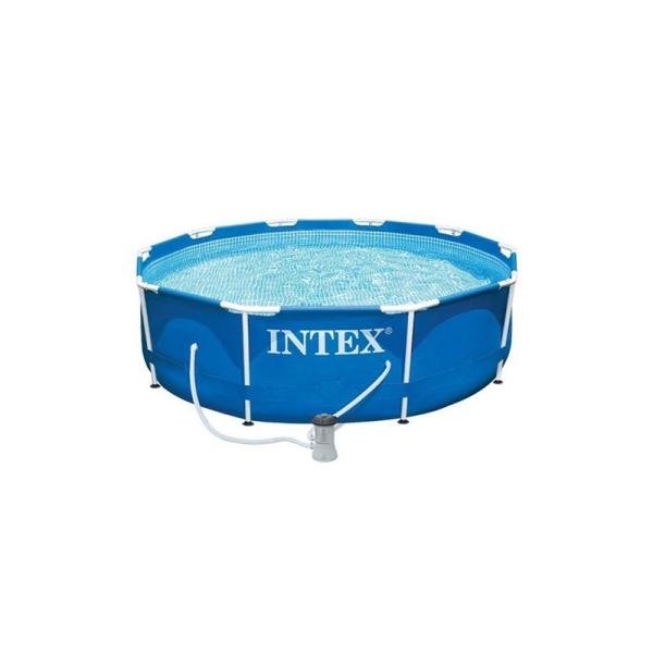 INTEX METAL FRAMETM POOL SET (w/220-240V Filter Pump), Ages 6+ - 28202