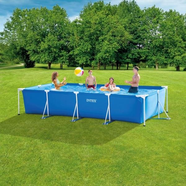 INTEX RECTANGULAR FRAME POOL, Ages 6+ - 28273