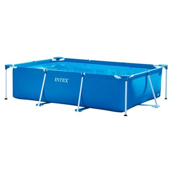 INTEX RECTANGULAR FRAME POOL SET (w/220-240V Filter Pump), Ages 6+ - 28274
