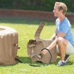 INTEX 4-PERSON SAHARA TAN ROUND BUBBLE SPA SET, (220-240 Volt), Age 6+ - 28426