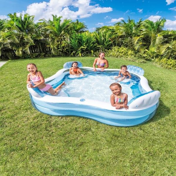 INTEX SWIM CENTER™ FAMILY LOUNGE POOL, Ages 3+ - 56475