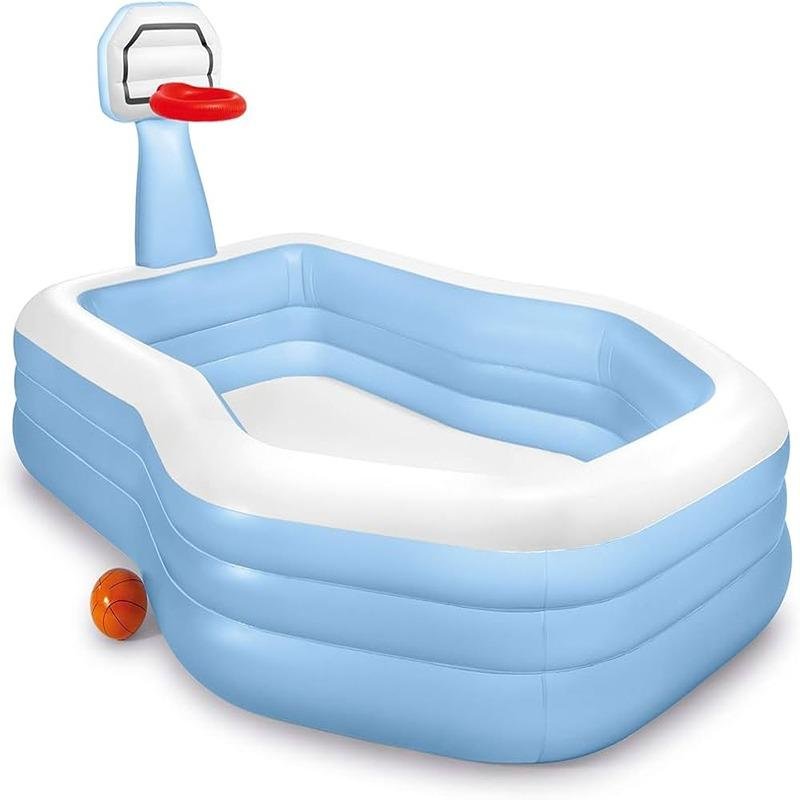 INTEX SWIM CENTER™ SHOOTIN' HOOPS FAMILY POOL, Ages 3+ - 57183