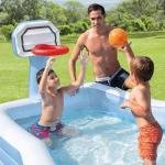 INTEX SWIM CENTER™ SHOOTIN' HOOPS FAMILY POOL, Ages 3+ - 57183
