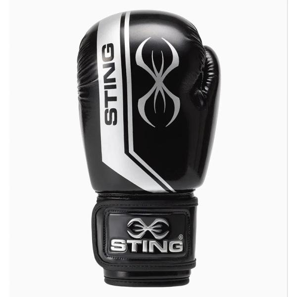 STING ARMALITE BOXING GLOVE - 10oz - BLACK / SILVER - 1029286