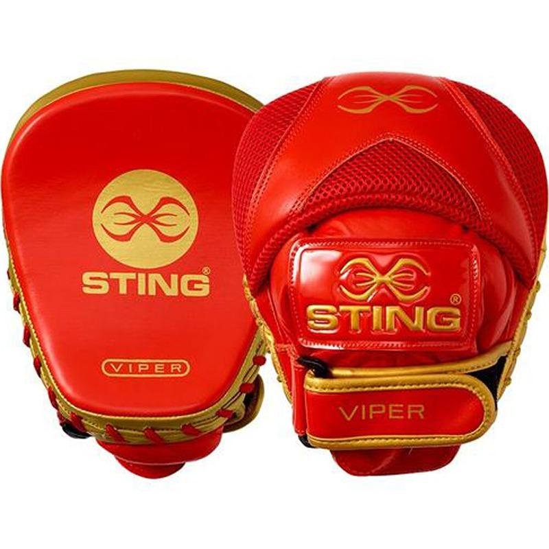 STING VIPER SPEED FOCUS MITT - STANDARD - RED/GOLD - 1030114