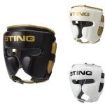 STING VIPER GEL FULL FACE HEAD GUARD - M - WHITE/GOLD - 1030169