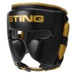 STING VIPER GEL FULL FACE HEAD GUARD - L - WHITE/GOLD - 1030176
