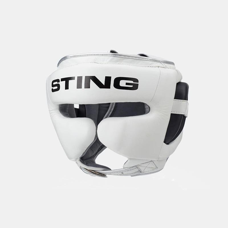 STING VIPER GEL FULL FACE HEAD GUARD - XL - WHITE/GOLD - 1030183