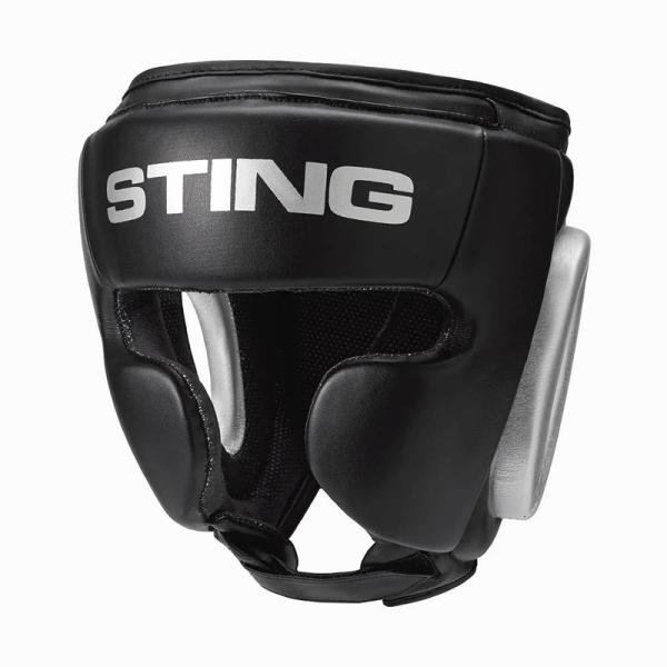 STING ARMAPLUS FULL FACE HEAD GUARD - S - BLACK/SILVER - 1030190