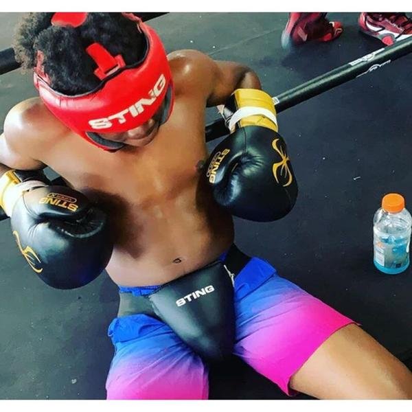 STING ARMAPLUS FULL FACE HEAD GUARD - XL - BLACK/SILVER - 1030220