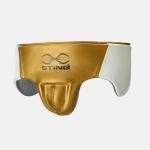 STING PRO LEATHER ABDOMINAL GUARD - L - WHITE/GOLD - 1030251