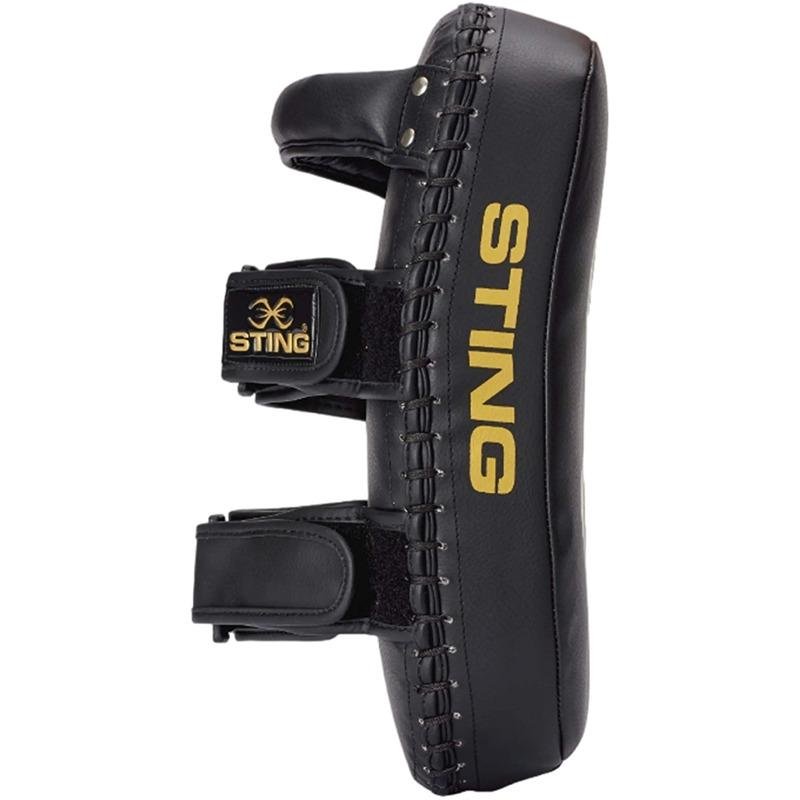 STING ARMAPLUS THAI KICK PADS - STD - BLACK/GOLD - 1030275
