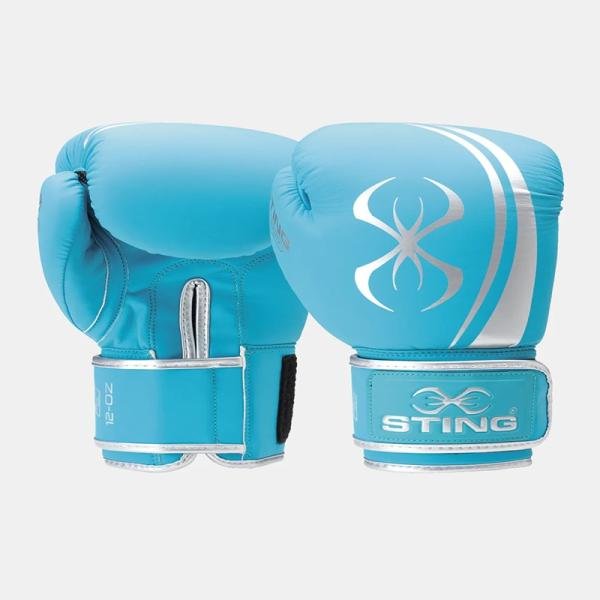 STING AURORA WOMENS BOXING GLOVE - 10oz - TEAL BLUE - 1031005