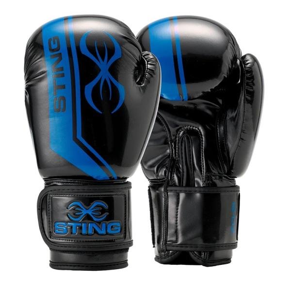STING ARMALITE BOXING GLOVE - 10oz - BLACK/ELECTRIC BLUE - 1031946