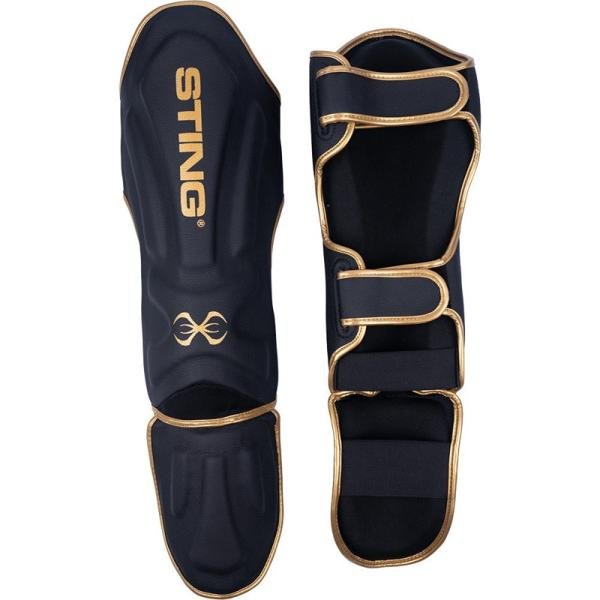 STING HD SHIN & FOOT PROTECTORS - S - BLK/GOLD - 1032040