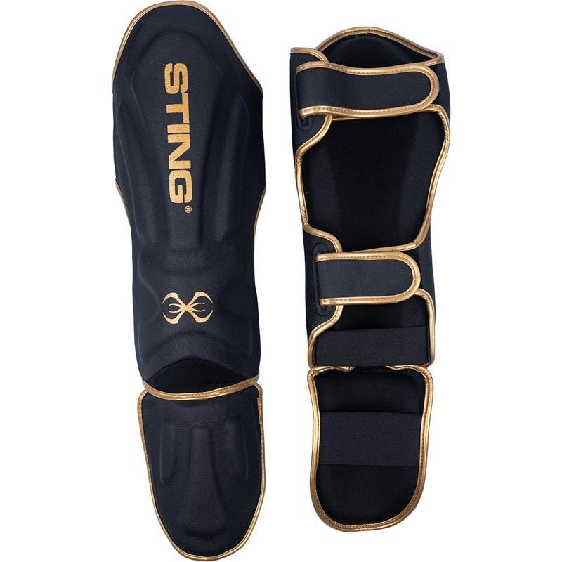 STING HD SHIN & FOOT PROTECTORS - XL - BLK/GOLD - 1032071