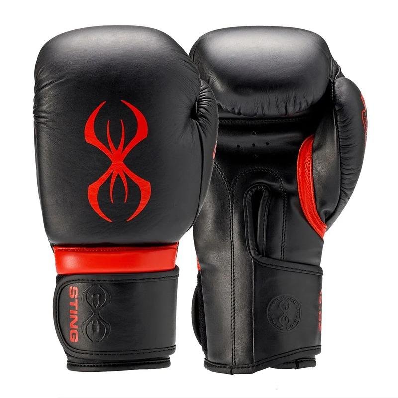 STING ARMAPRO BOXING GLOVE - 14oz - BLK/RED - 1037540