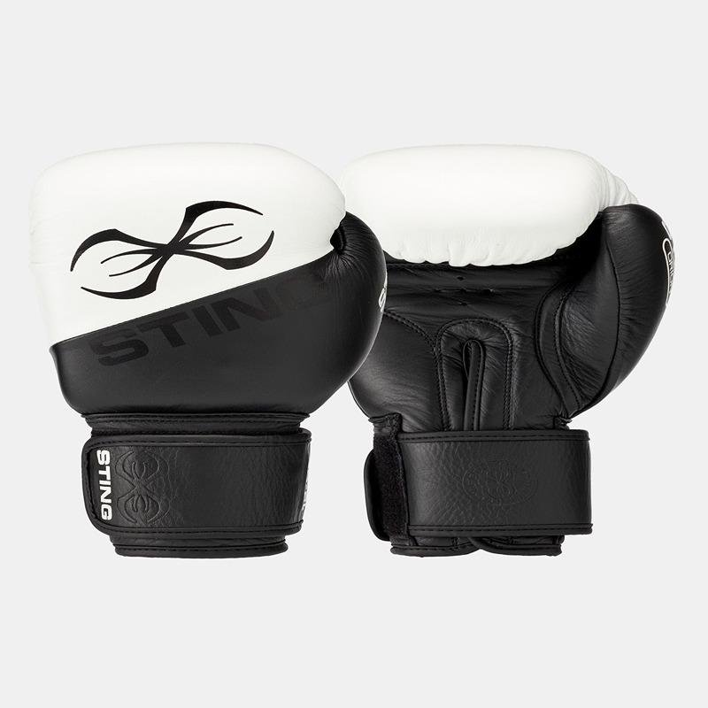 STING ORION BOXING GLOVE - 12oz - BLK/WHT - 1037656