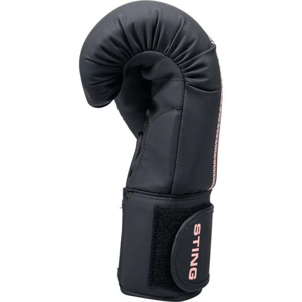 STING AURORA WOMENS BOXING GLOVE - 10oz - BLK/PEACH - 1037816
