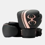 STING AURORA WOMENS BOXING GLOVE - 14oz - BLK/PEACH - 1037830