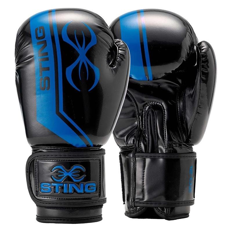 STING ARMALITE BOXING GLOVE - 16oz - BLACK/ELECTRIC BLUE - 1037977