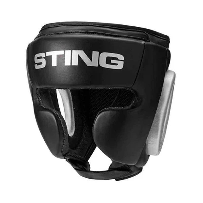 STING ARMAPLUS FULL FACE HEAD GUARD - S - BLACK/SILVER - 1038073