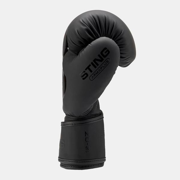 STING ARMAPLUS BOXING GLOVE SAGM-0112 - 10oz - BLACK/BLACK - 1038127