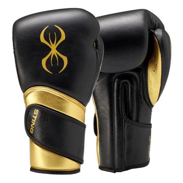 STING VIPER X BOXING GLOVE - 14oz - BLACK / GOLD - 1039360