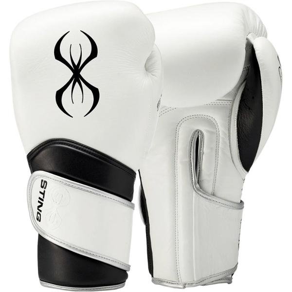 STING VIPER X BOXING GLOVE - 12oz - WHITE/BLACK/SILVER - 1039391