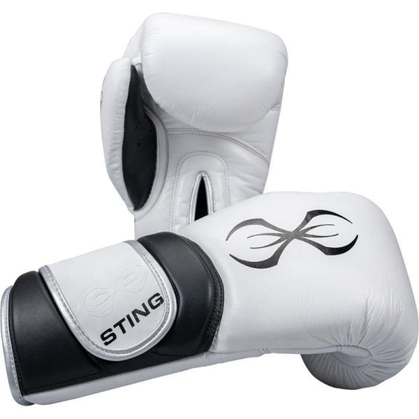 STING VIPER X BOXING GLOVE - 12oz - WHITE/BLACK/SILVER - 1039391