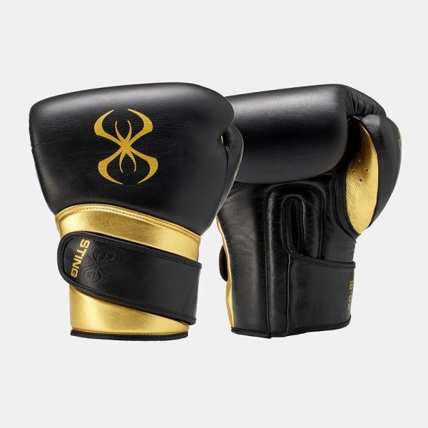 STING VIPER X BOXING GLOVE - 16oz - WHITE/BLACK/SILVER - 1039414
