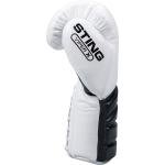 STING VIPER X BOXING GLOVES LACE UP - 12oz - WHITE/BLK/SILVER - 1039476