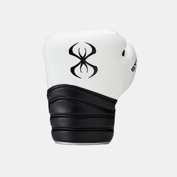 STING VIPER X BOXING GLOVES LACE UP - 16oz - WHITE/BLK/SILVER - 1039490
