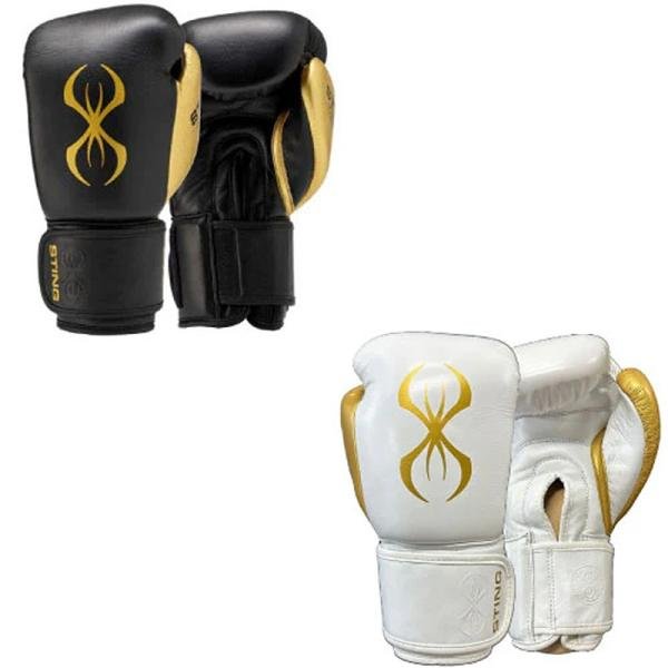 STING EVOLUTION BOXING GLOVE - 14oz - BLACK / GOLD - 1039537