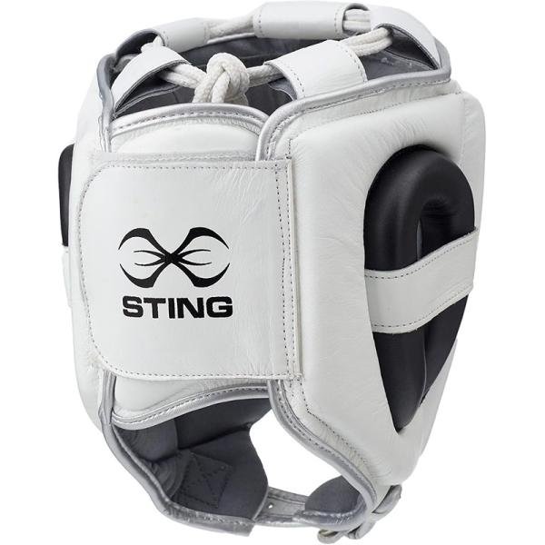 STING VIPER GEL FULL FACE HEAD GUARD - S - WHITE/BLACK - 1039698