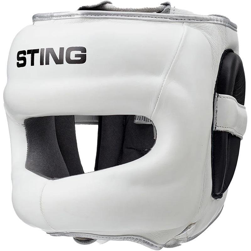 STING EVOLUTION FACE SHIELD - S - WHITE/BLACK/SILVER - 1039780