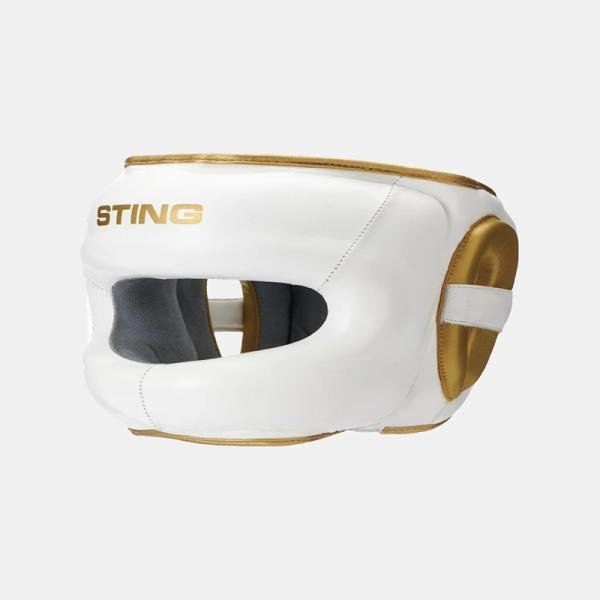 STING EVOLUTION FACE SHIELD - L - WHITE/BLACK/SILVER - 1039803