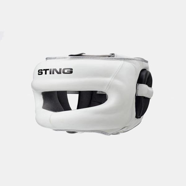 STING EVOLUTION FACE SHIELD - L - WHITE/BLACK/SILVER - 1039803