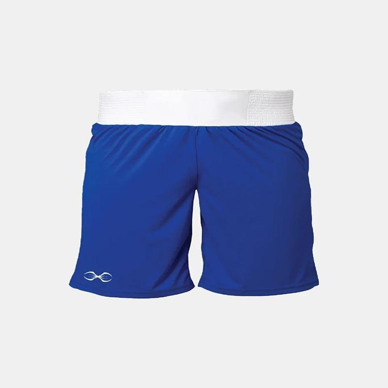 STING JUNIOR METTLE BOXING SHORT - SIZE 12 - BLUE - J-ST1026-BL12