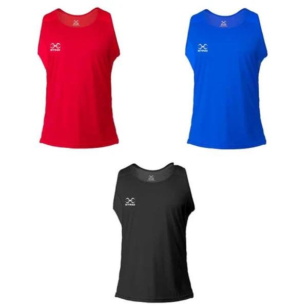 STING FEMALE JNR BOXING METTLE SINGLET - SIZE 16 - RED - JF-ST1027-RD16