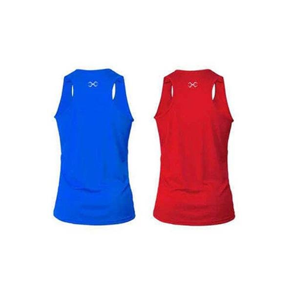 STING JUNIOR MALE METTLE BOXING SINGLET - SIZE 16 - BLUE - JM-ST1027-BL16