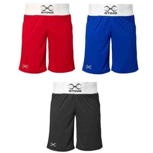STING METTLE BOXING SHORT - SIZE M - RED - M-ST1026-RD02