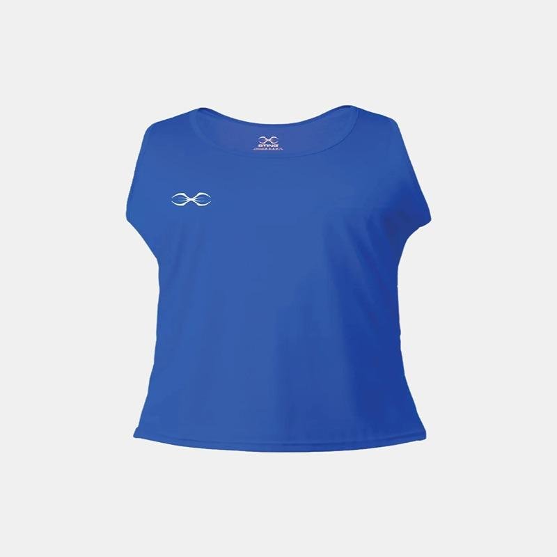 STING MENS METTLE BOXING SINGLET - SIZE S - BLUE - M-ST1027-BL01